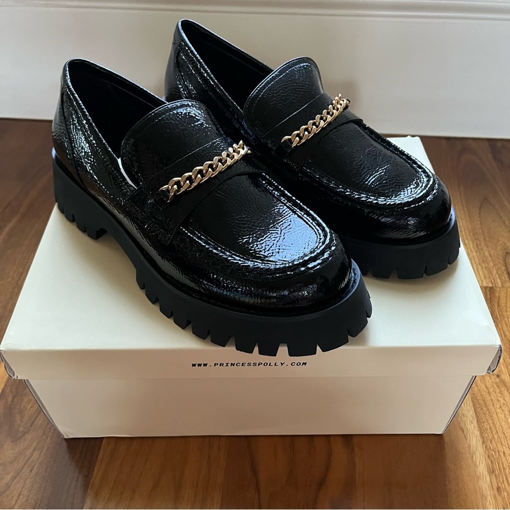 Princess Polly Unchained Patent Loafer